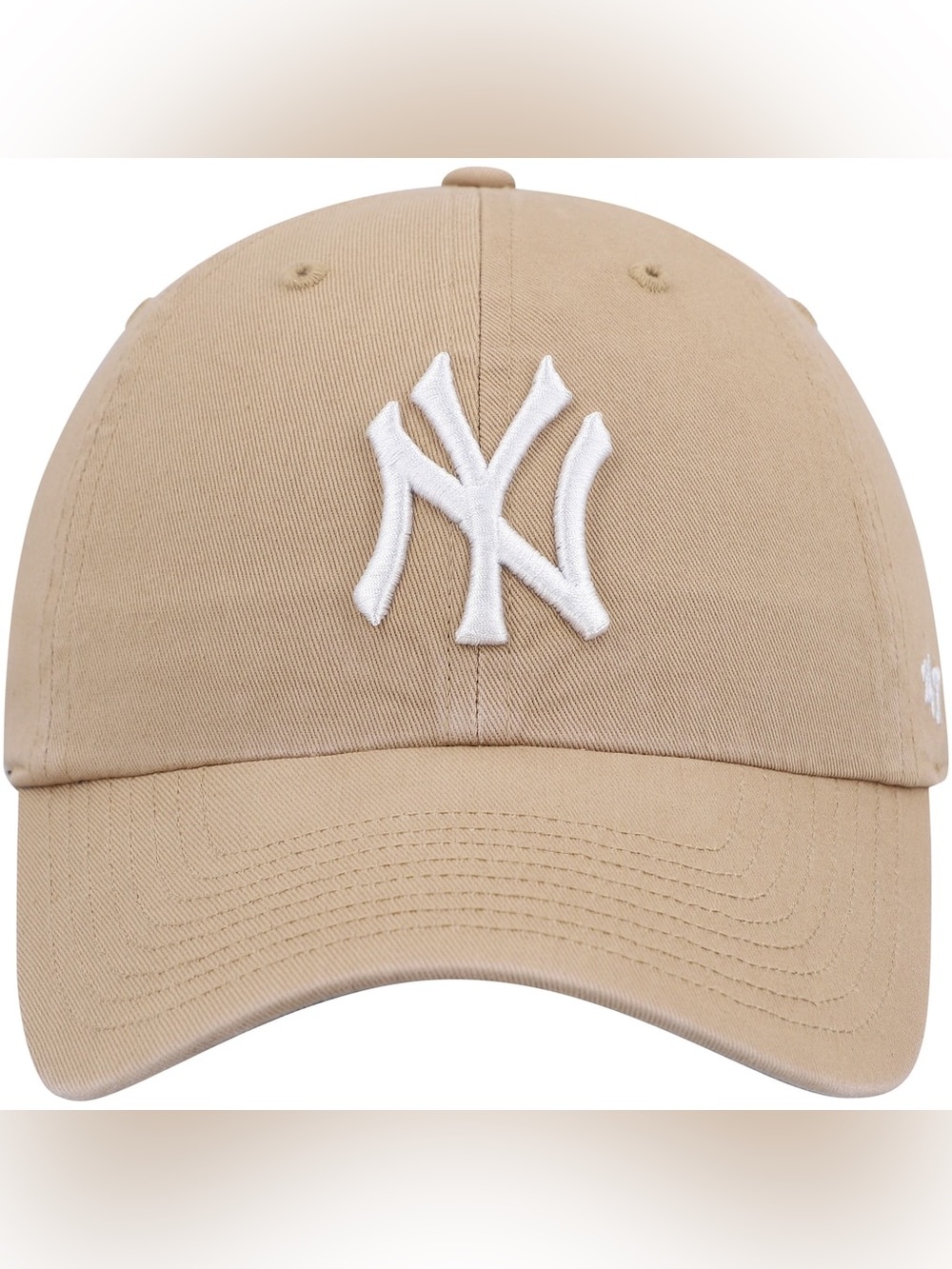 New York Yankees '47 Khaki Chambray Ballpark Clean Up Adjustable Hat